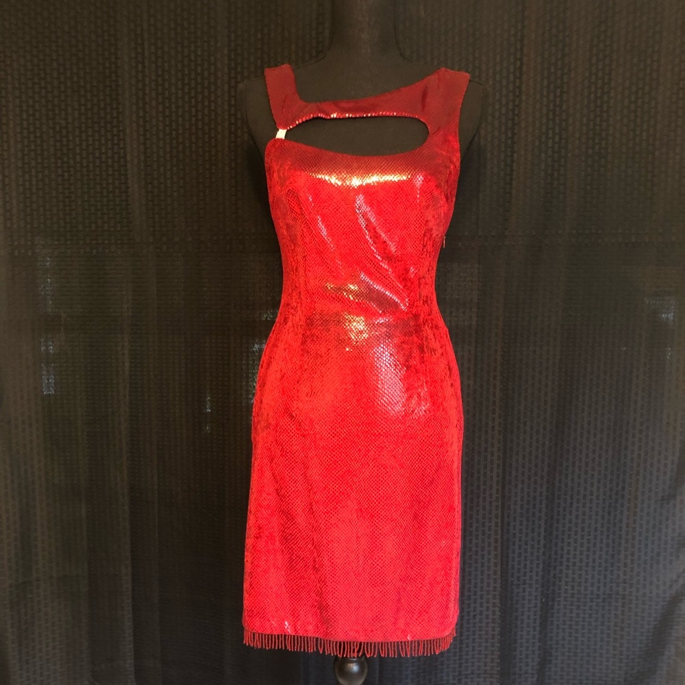Dress - reptile print